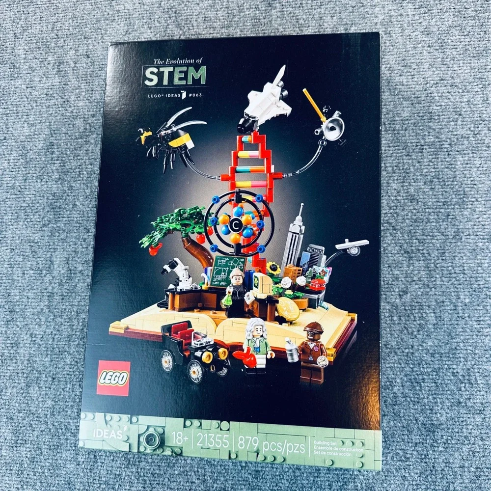 LEGO Ideas The Evolution of STEM Building Set 21355 Science History 879 PCS